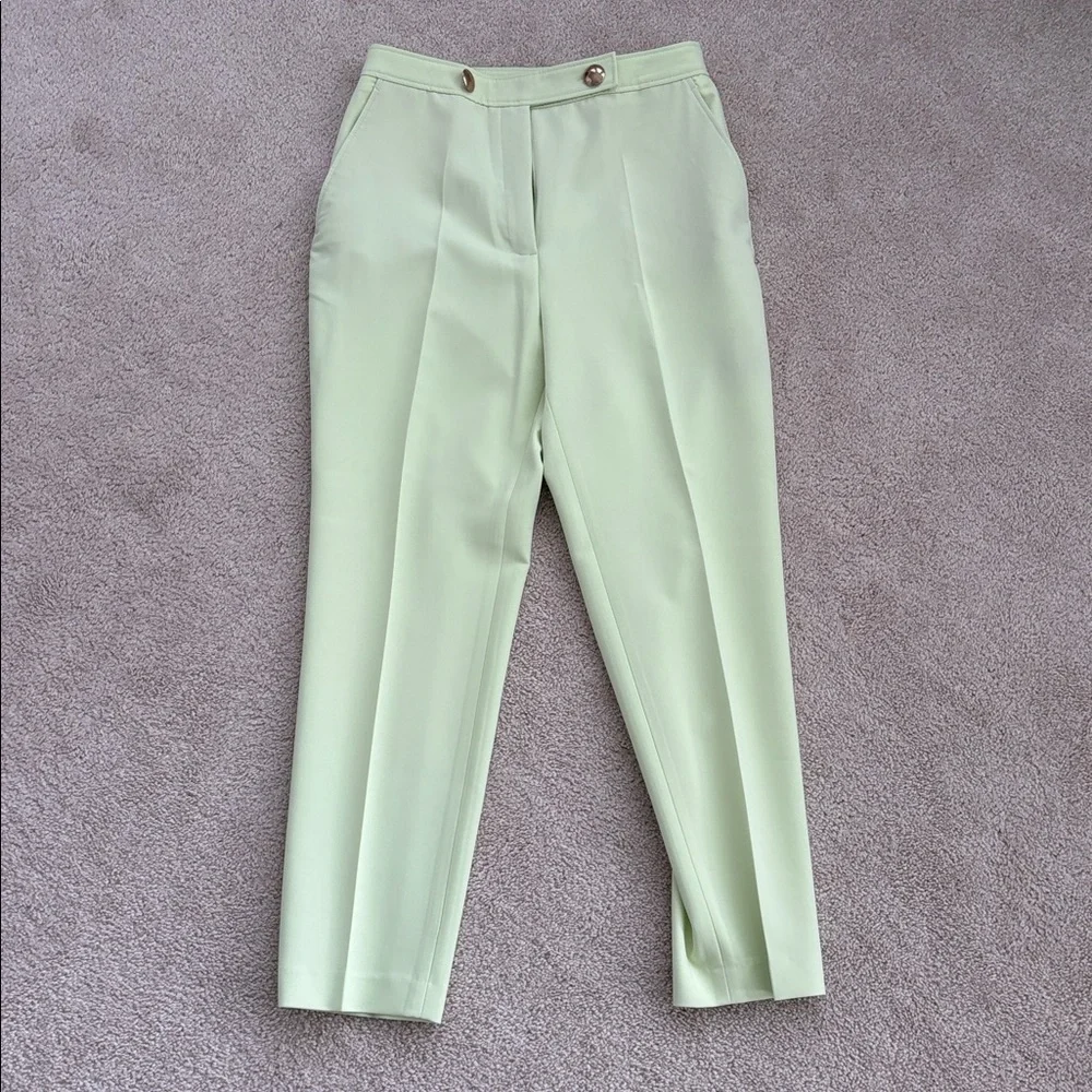 Zara Pastel Green Pants - Picture 3 of 6